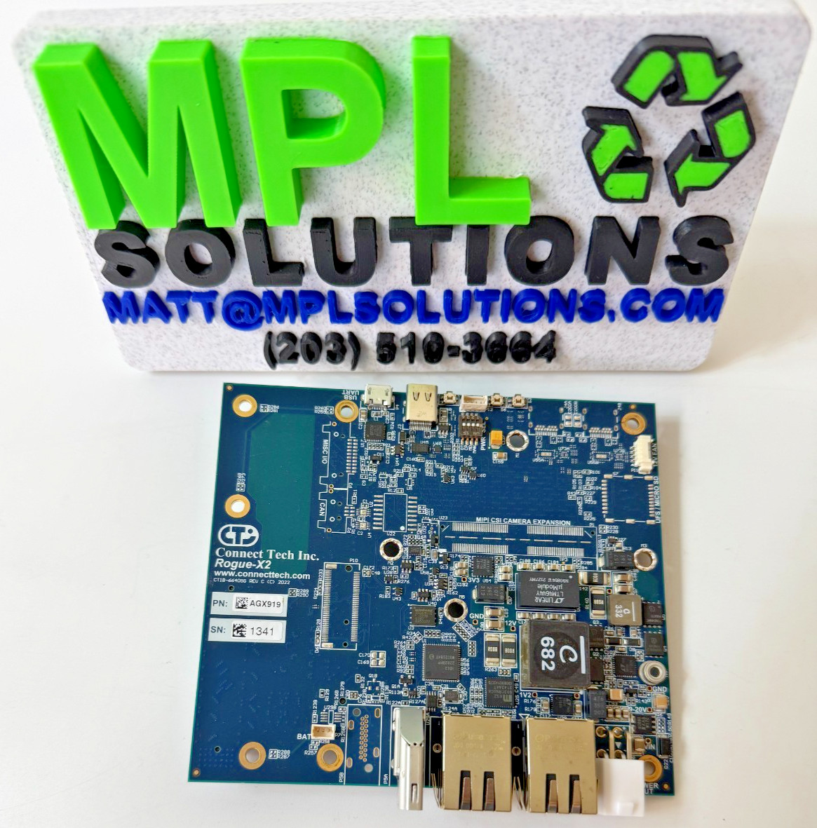 Connect Tech X2 AGX Rogue CTO Carrier Board NVIDIA Jetson AGX Xavier PCI-E NEW