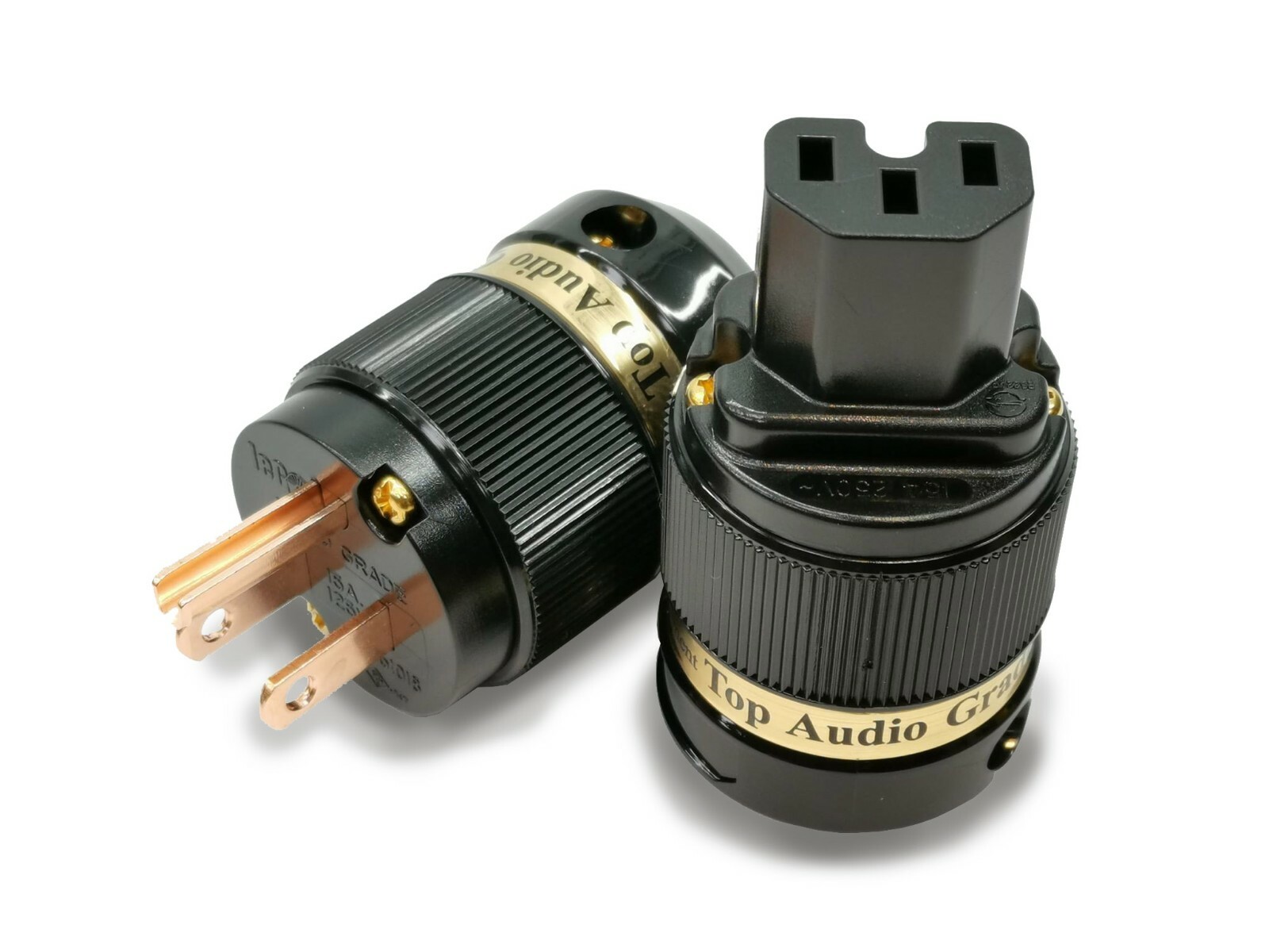 IeGO 8055-Cu Pure Copper Hi-End Power Plug and IEC Connector