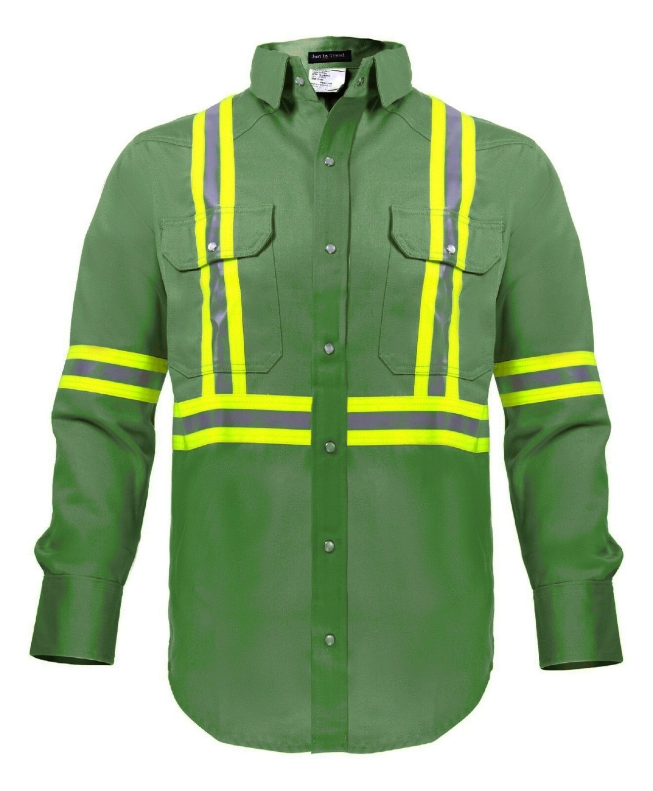 Flame Resistant FR High Visibility Lightweight Work Shirt