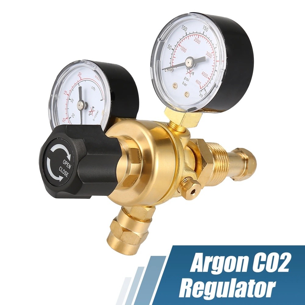 Argon CO2 For Lincoln Mig Tig Flow Meter Welding Regulator Welder Gauge Gas+Hose