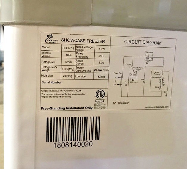 NEW 72" Ice Cream Gelato Glass Dipping Freezer Showcase Display Commercial NSF
