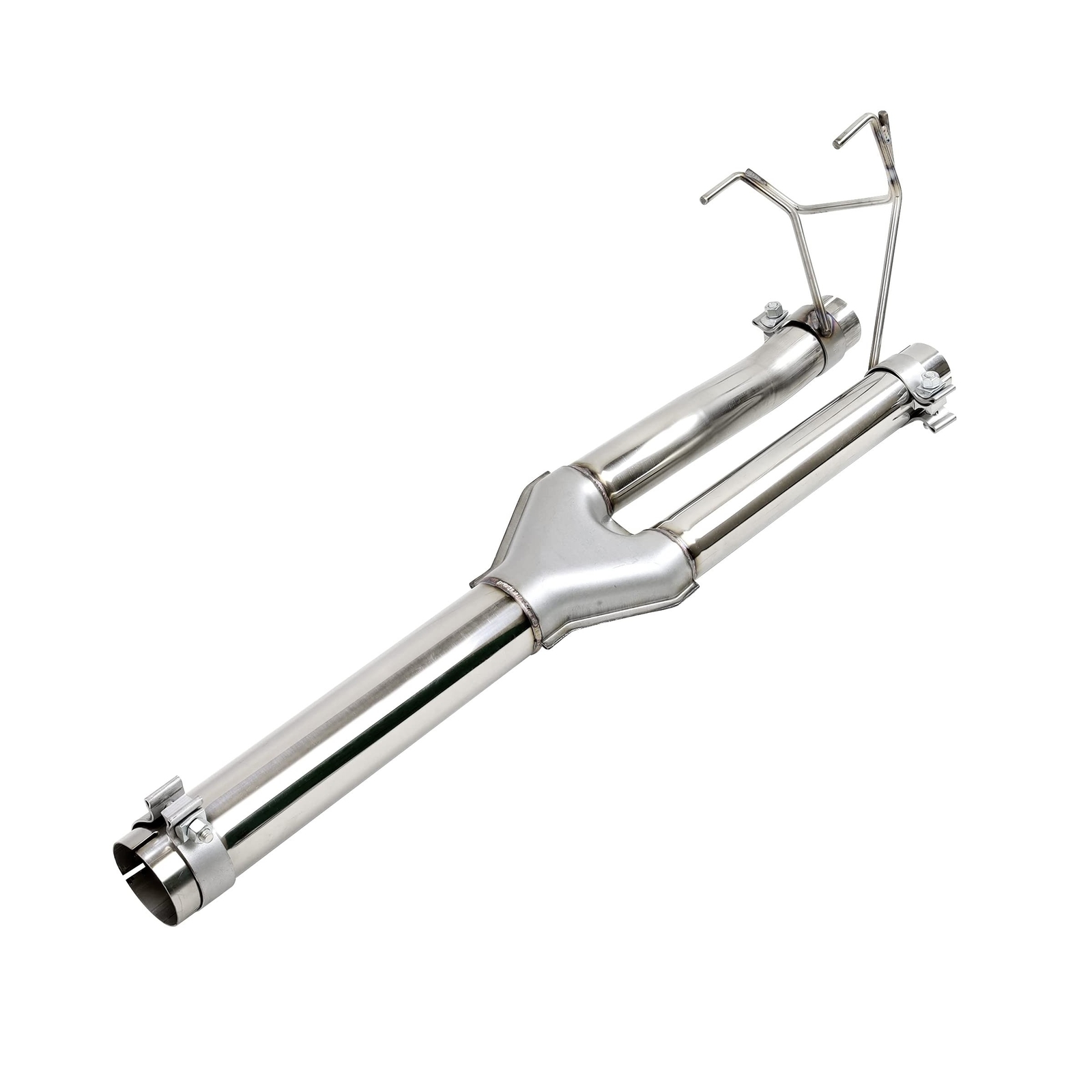 Stainless Steel Hemi Dual Exhaust Muffler Delete Fits 2009-2018 Dodge Ram 1500