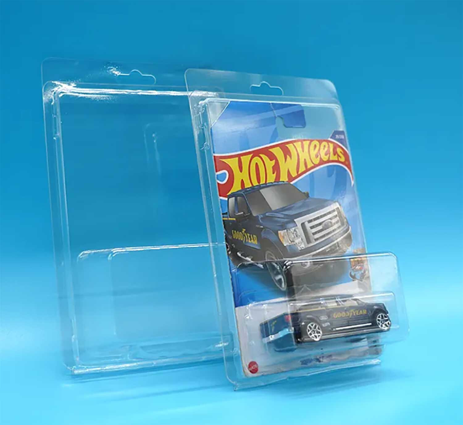 Hot Wheels Protectors 100 Pack Clear Display Clamshell Mainline Blister