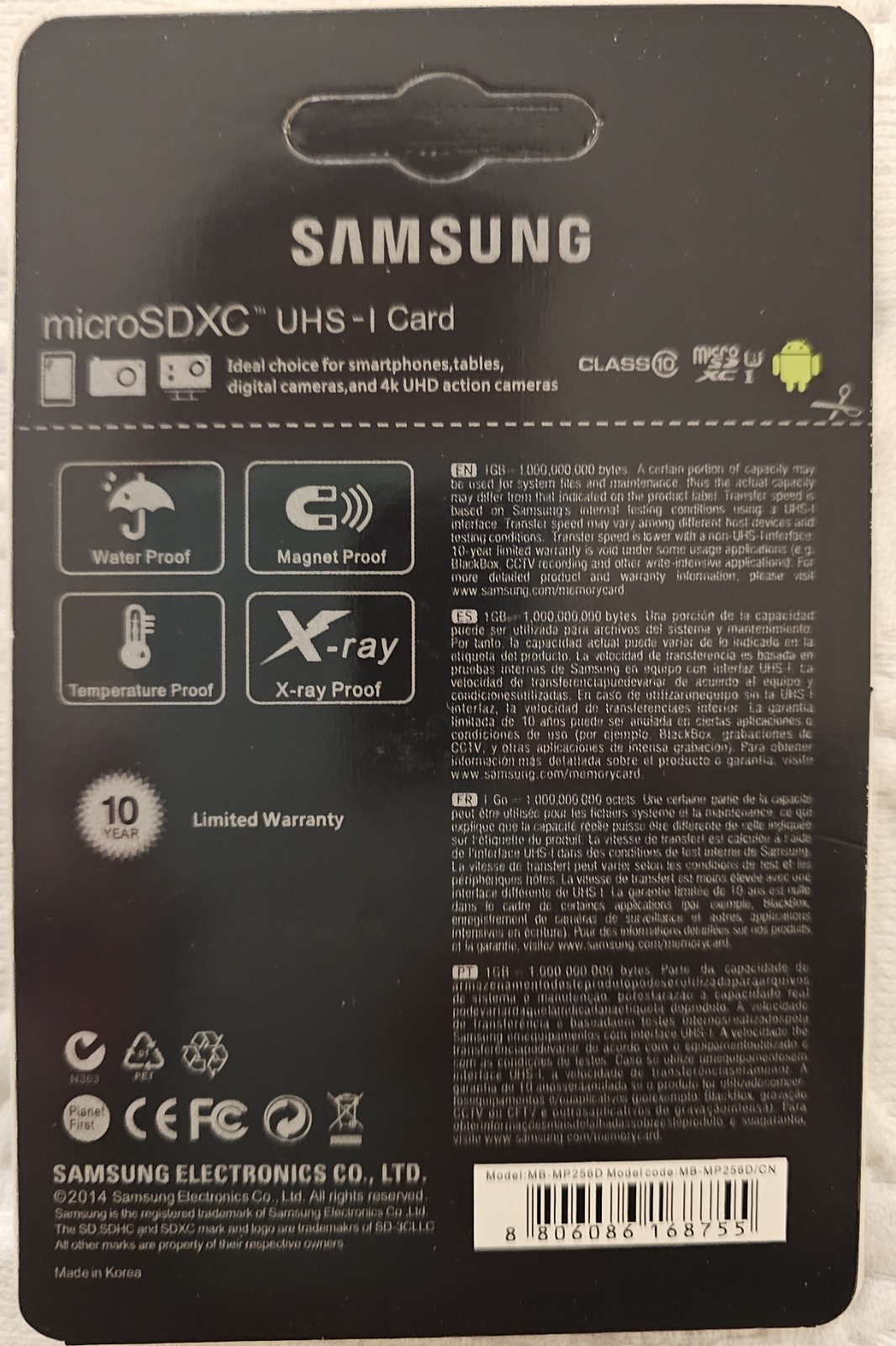 Samsung EVO Select Class 10 MicroSDXC Memory Card