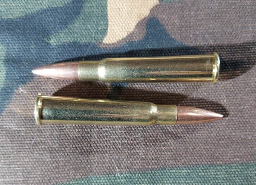 303 BRITISH SNAP CAPS SET OF 5 "SAFETY RED" BRASS AND FMJ