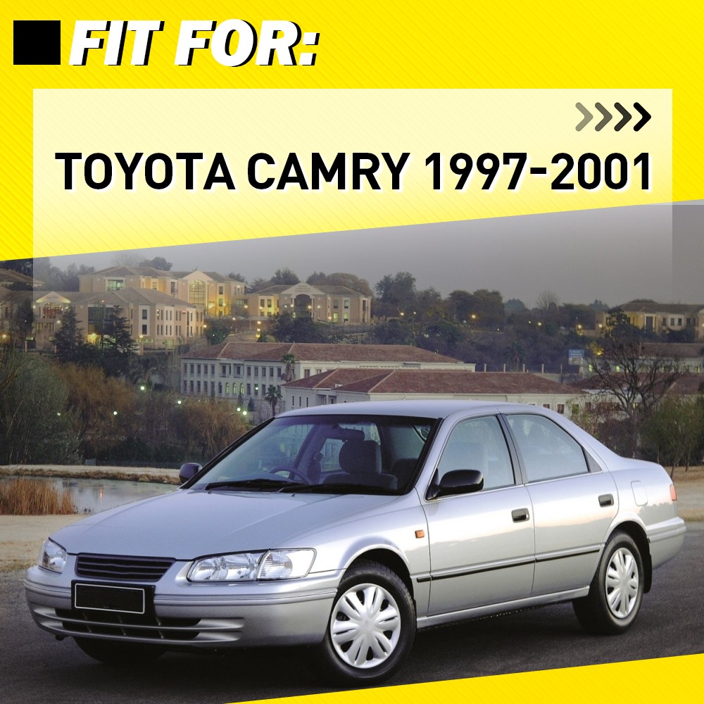 4PCS Interior Inside Inner Door Handle Full Set For Toyota Camry 1997-2001 Gray