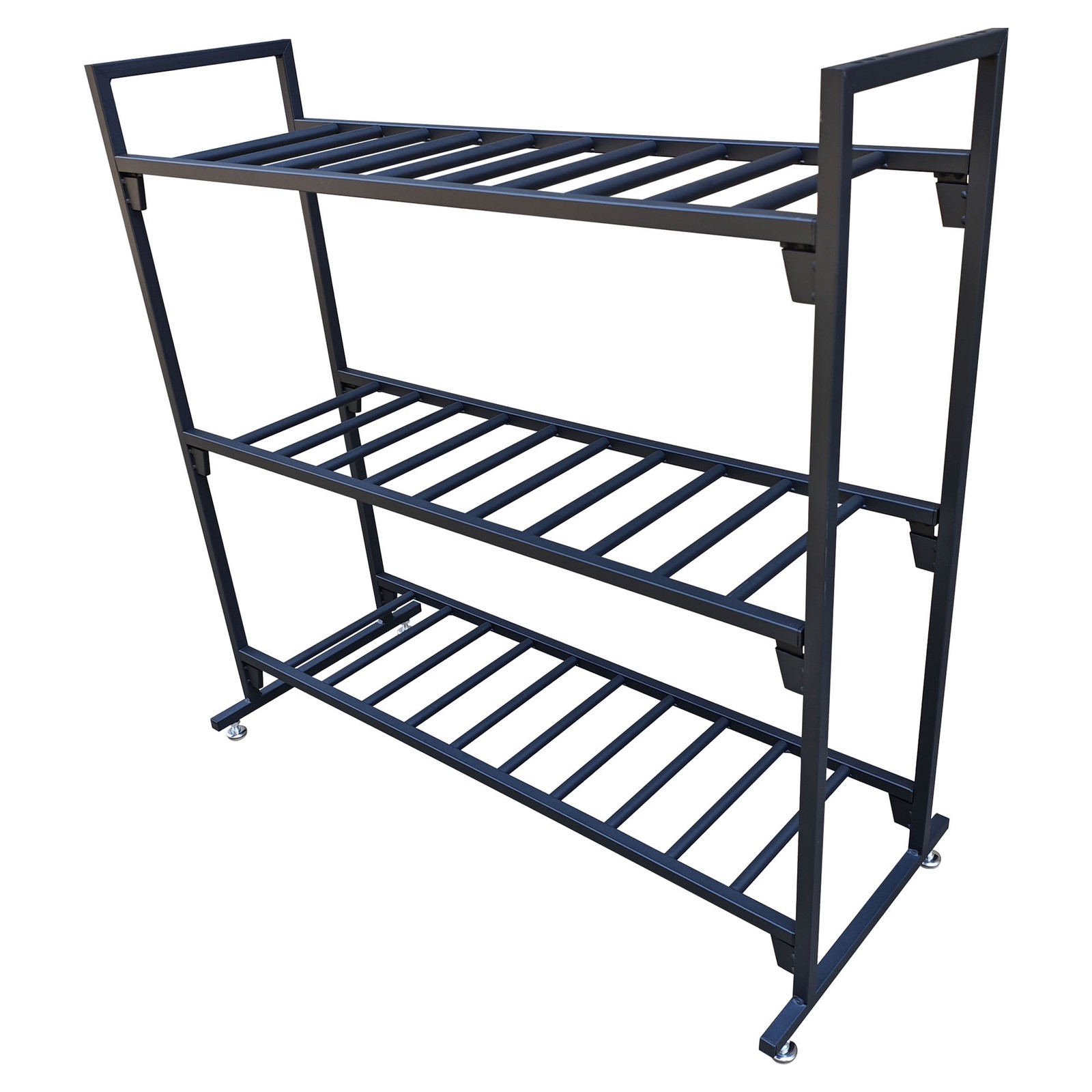 MotoProducts Black Battery Rack Stands Insanely Strong Storage Rack Holds 12