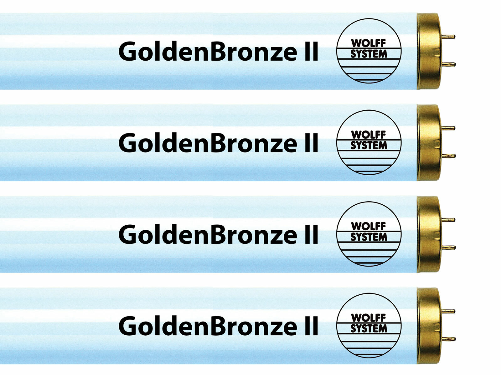 Wolff System GoldenBronze II F71T12 100W Bipin Tanning Bulbs - Original Wolff!