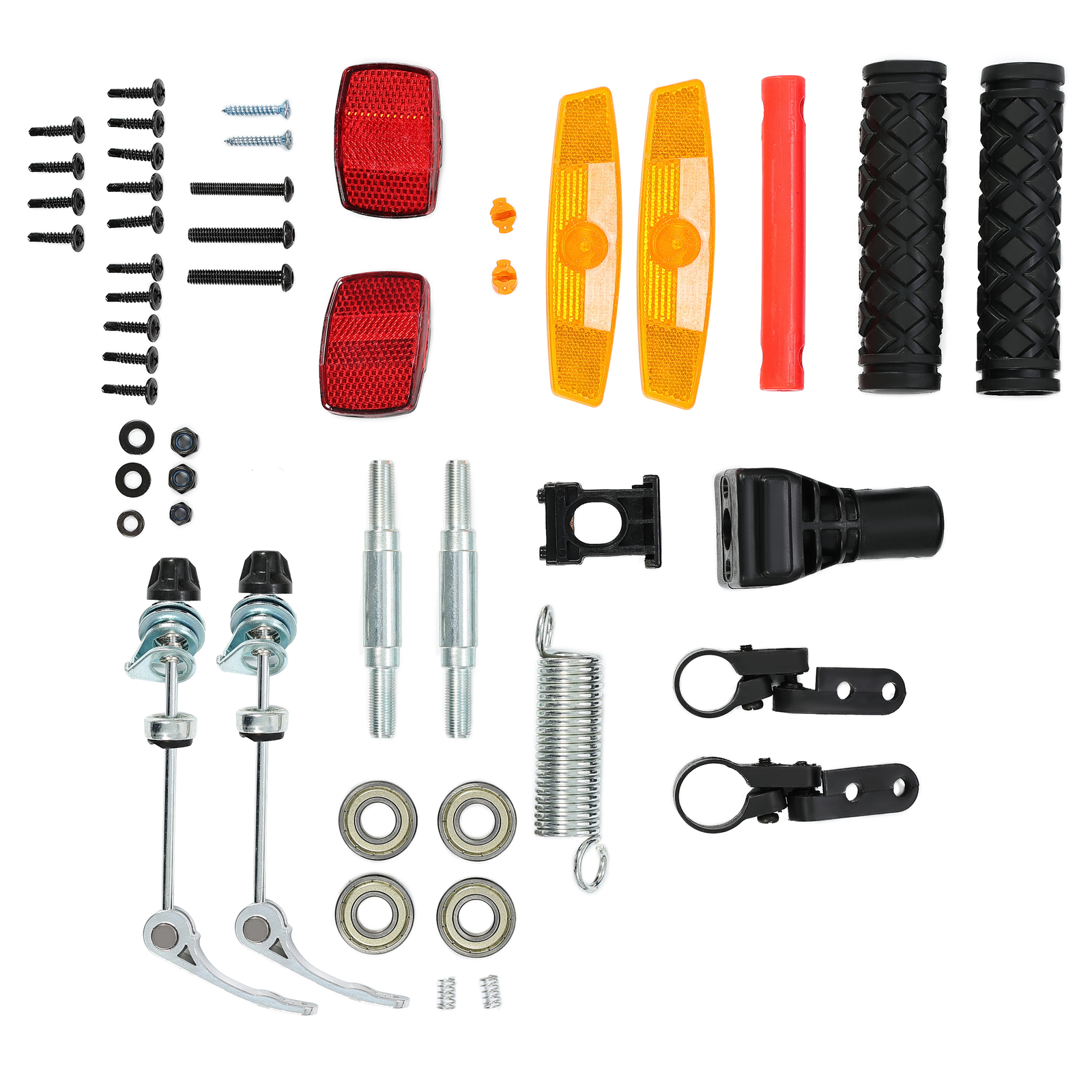 Universal Black Steel Frame Foldable Bicycle Cargo Trailer with Hitch