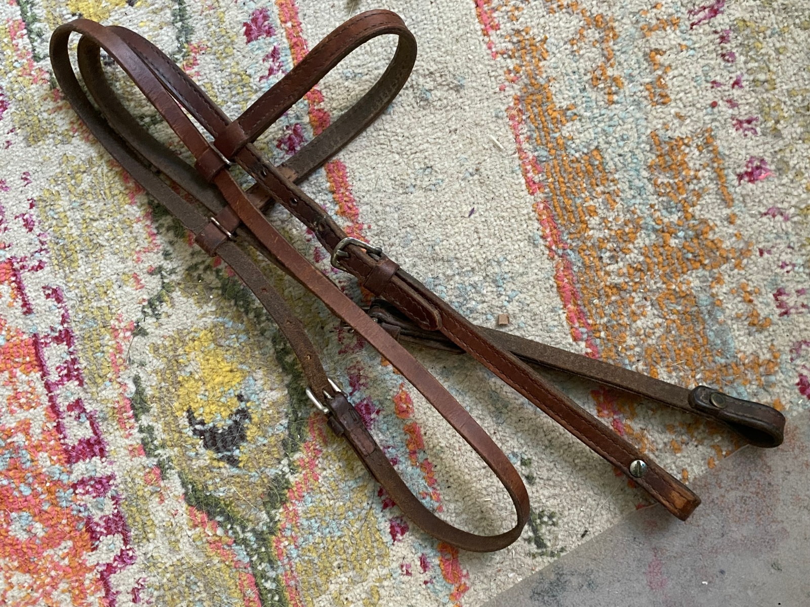 Circle Y working headstall used western tack FREE SHIPPING here