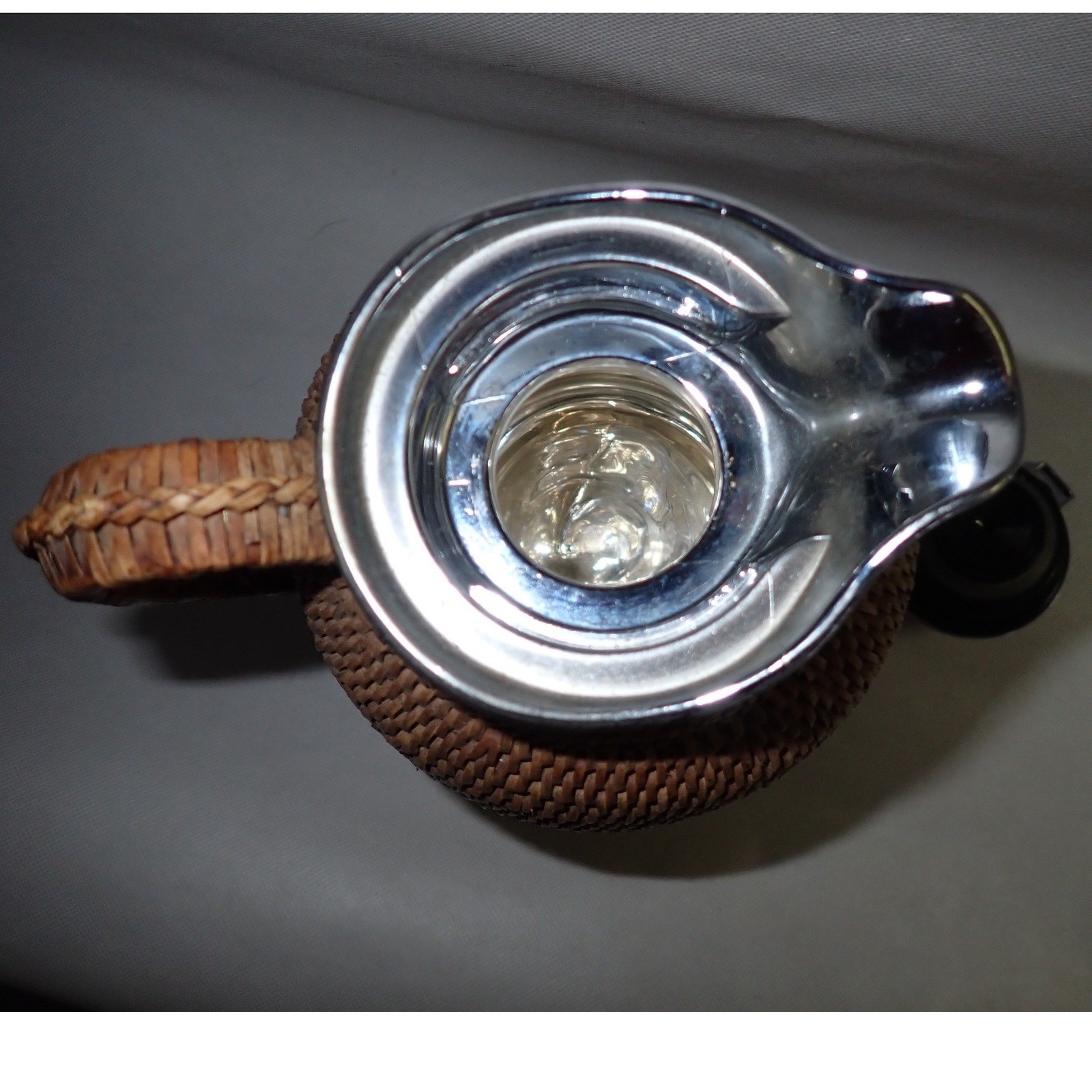 Ola Olsson XTRA Rattan Thermal Coffee Carafe Decanter VTG 80's 1.5 Liter 11