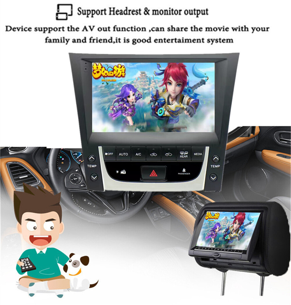 9" Stereo Radio GPS Wifi FM For Lexus GS GS300 GS350 GS430 GS450 GS460 2005-2011