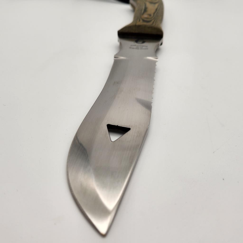 Samuel Staniforth Scorpion Fixed Blade Survival Knife & Sheath Made In Sheffield