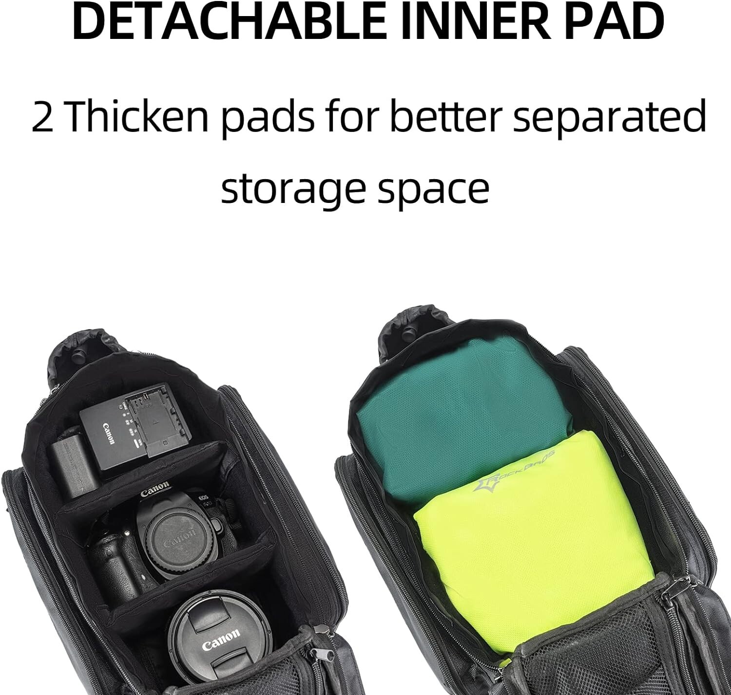 ROCKBROS Bike Trunk Bag 13L-25L Bike Rear Rack Bag Luggage Carrier Bag