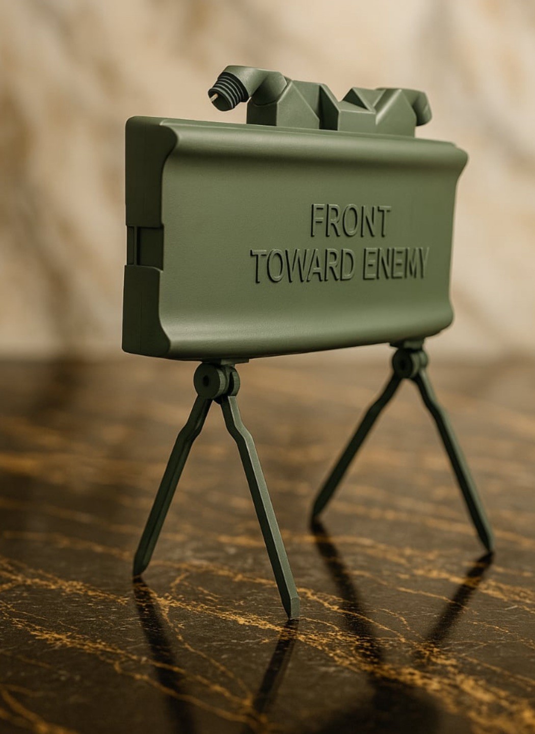 1:1 Claymore mine Replica Prop - 3D Printed Inert Plastic Display Cosplay