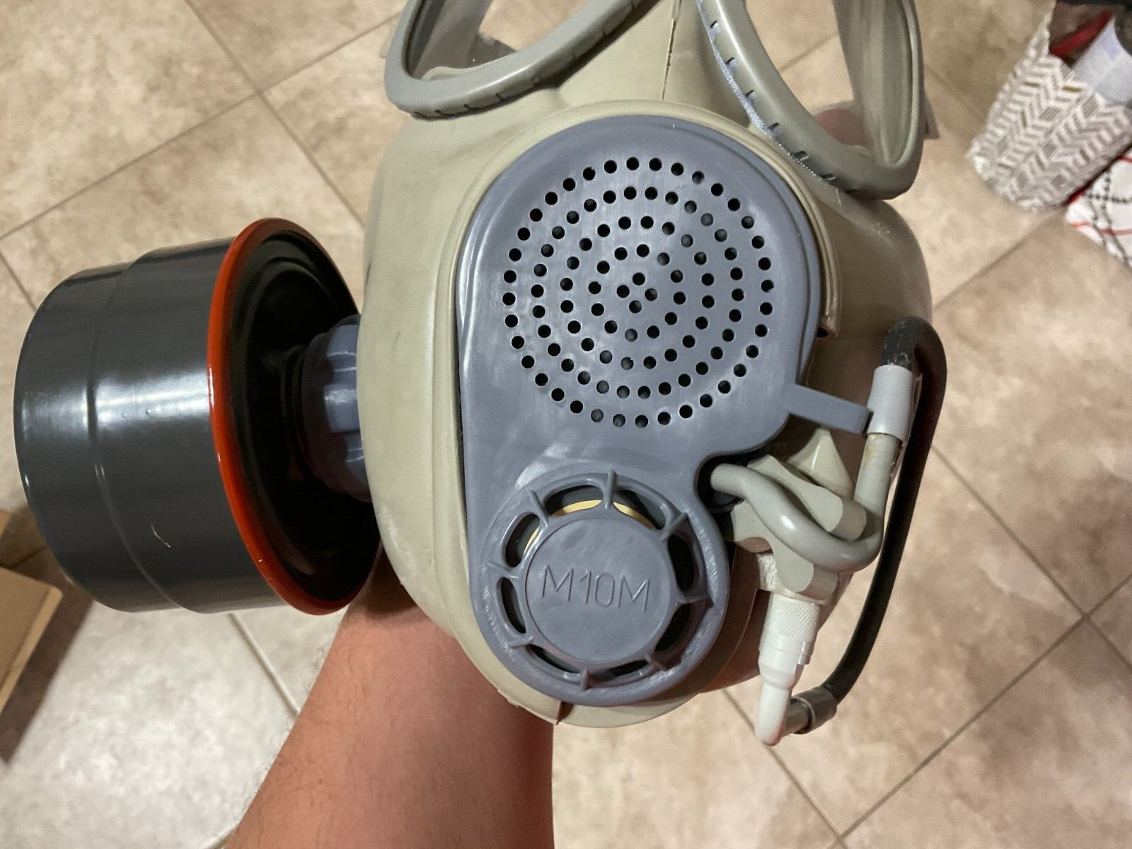 40mm NATO Adapter for M10M M10 M17 Cheek Filter Gas Masks