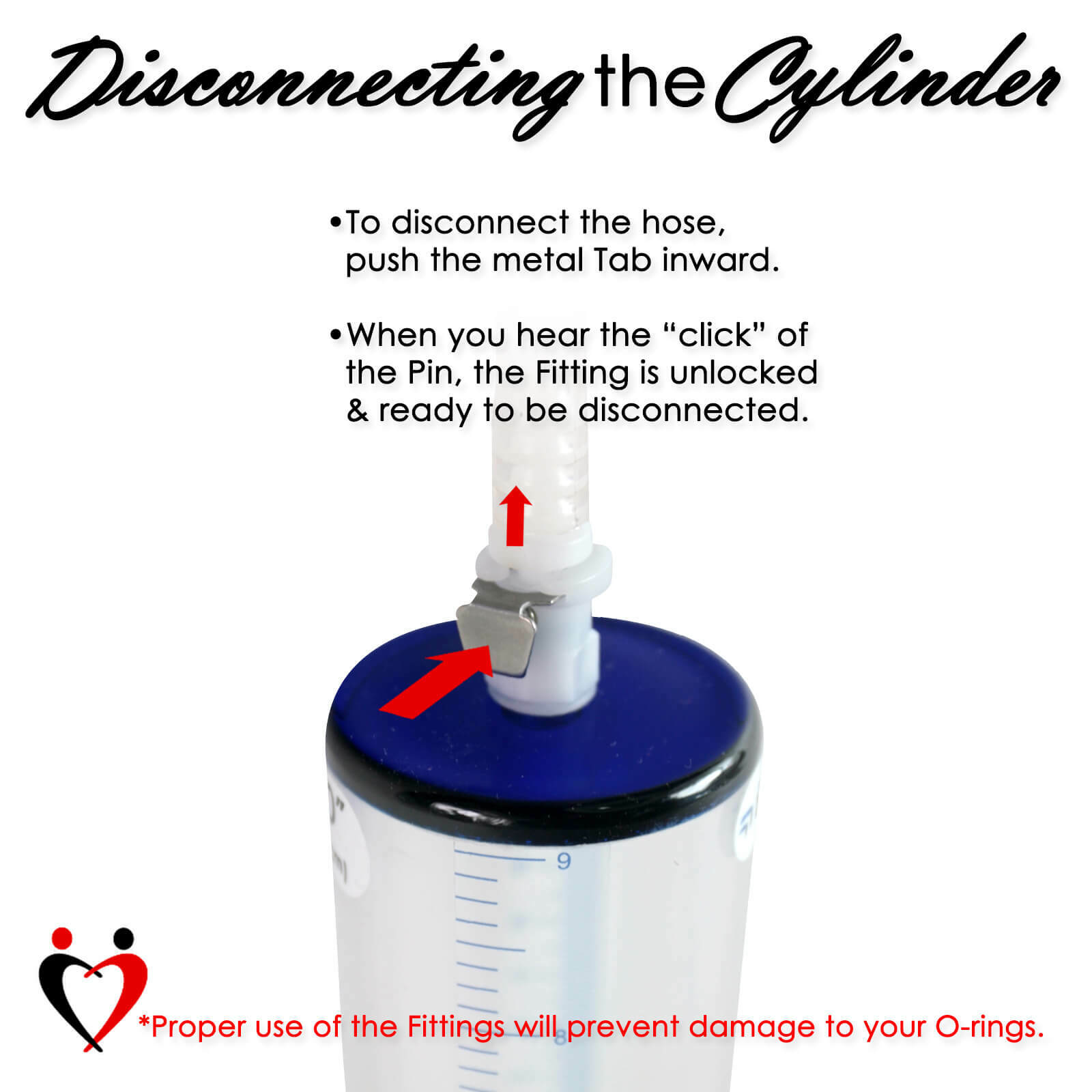 EYRO LeLuv Cylinder WIDE Flange Untapered 3 mm Thick Walls for Penis Vacuum Pump