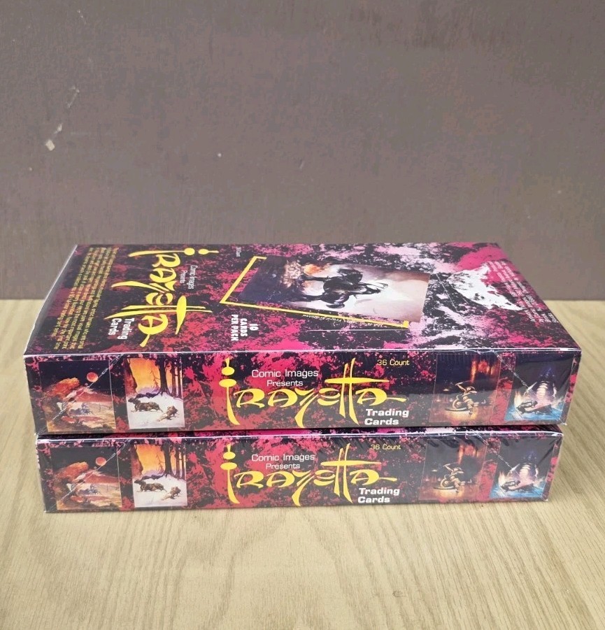 1991 (2) F. Frazetta Trading Cards Comic Images Art Box, Factory Sealed NM