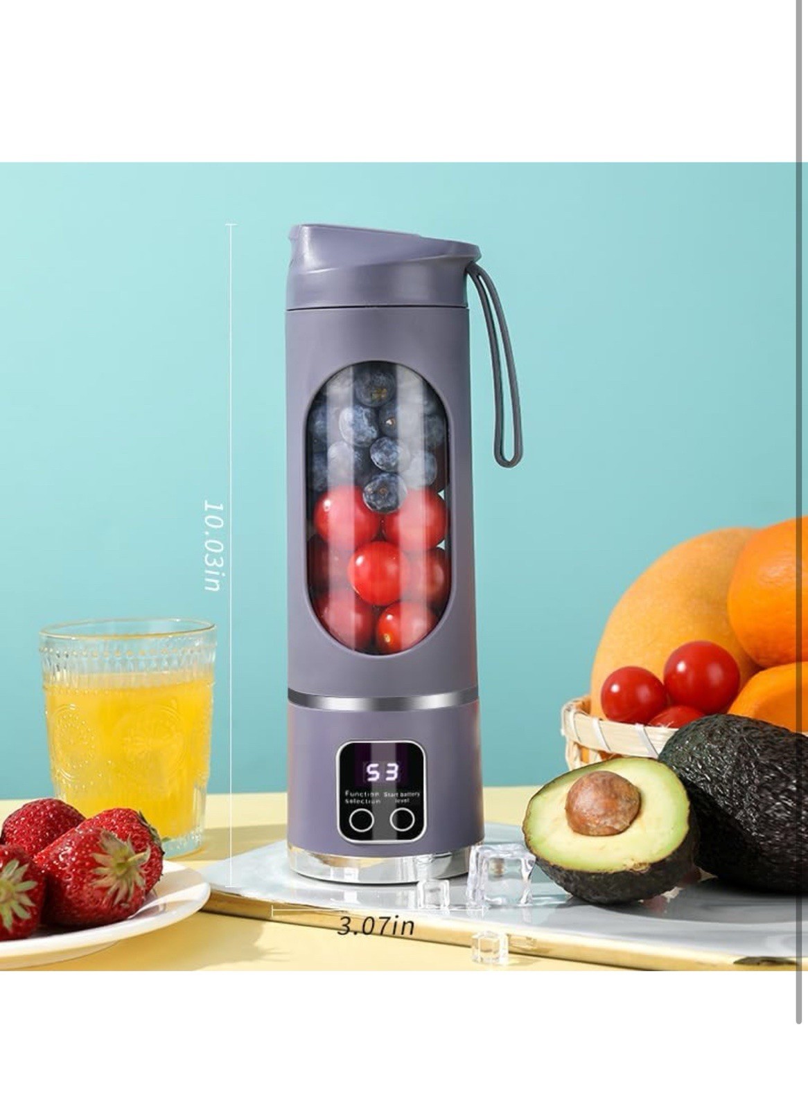 Portable blender,USB-C rechargeable,Personal compact