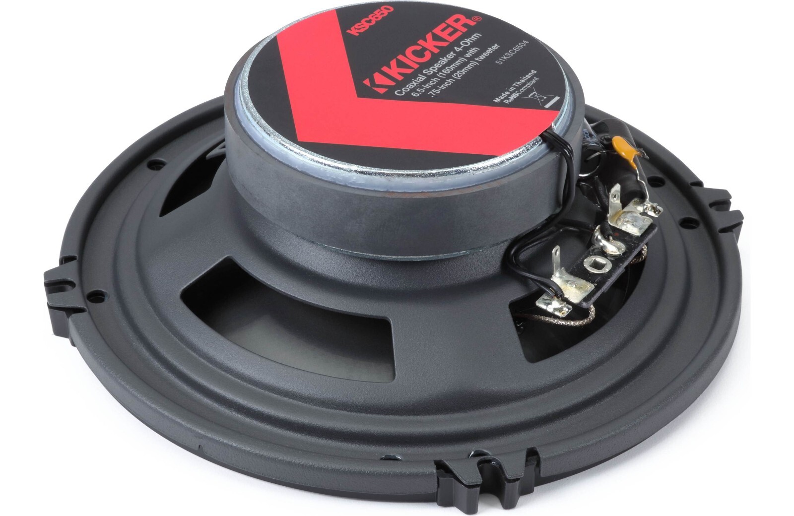 Kicker KS Series 6-1/2" 2-Way 100W RMS Car Speakers (Pair) *51KSC6504