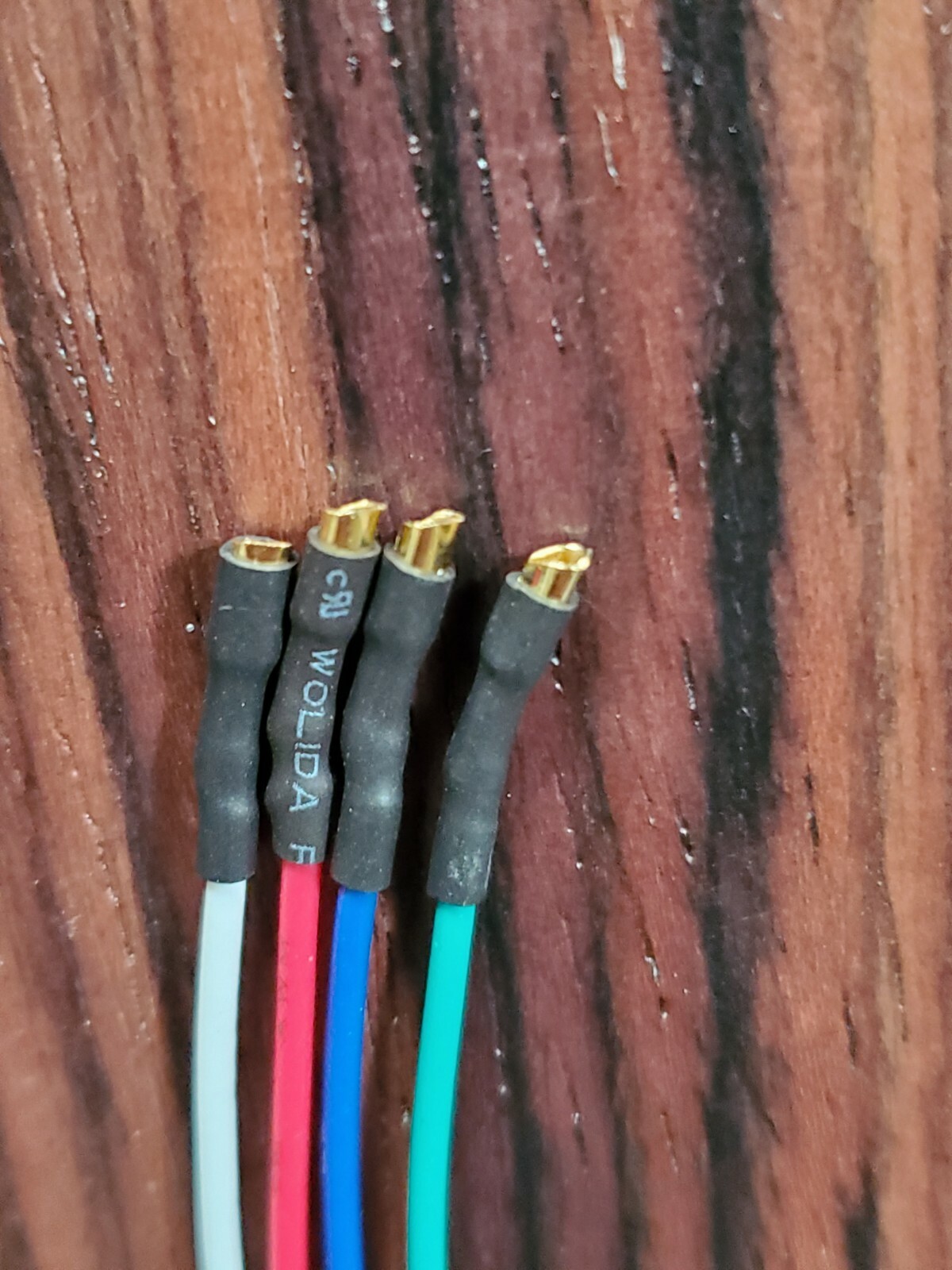 High Quality Cartridge Headshell Wires Leads Gold OFC Copper 