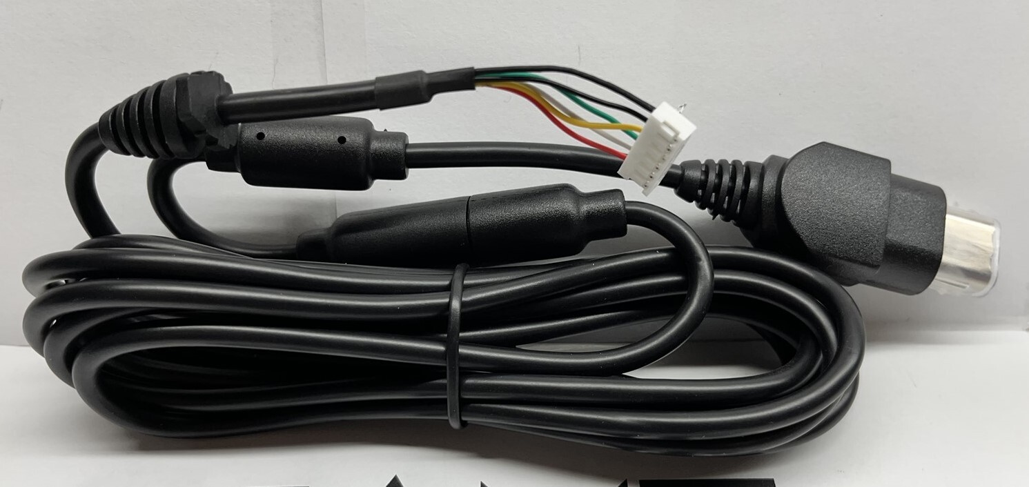 Original XBOX Controller Replacement 6 Pin Cable Lead Cord + Breakaway Free Ship
