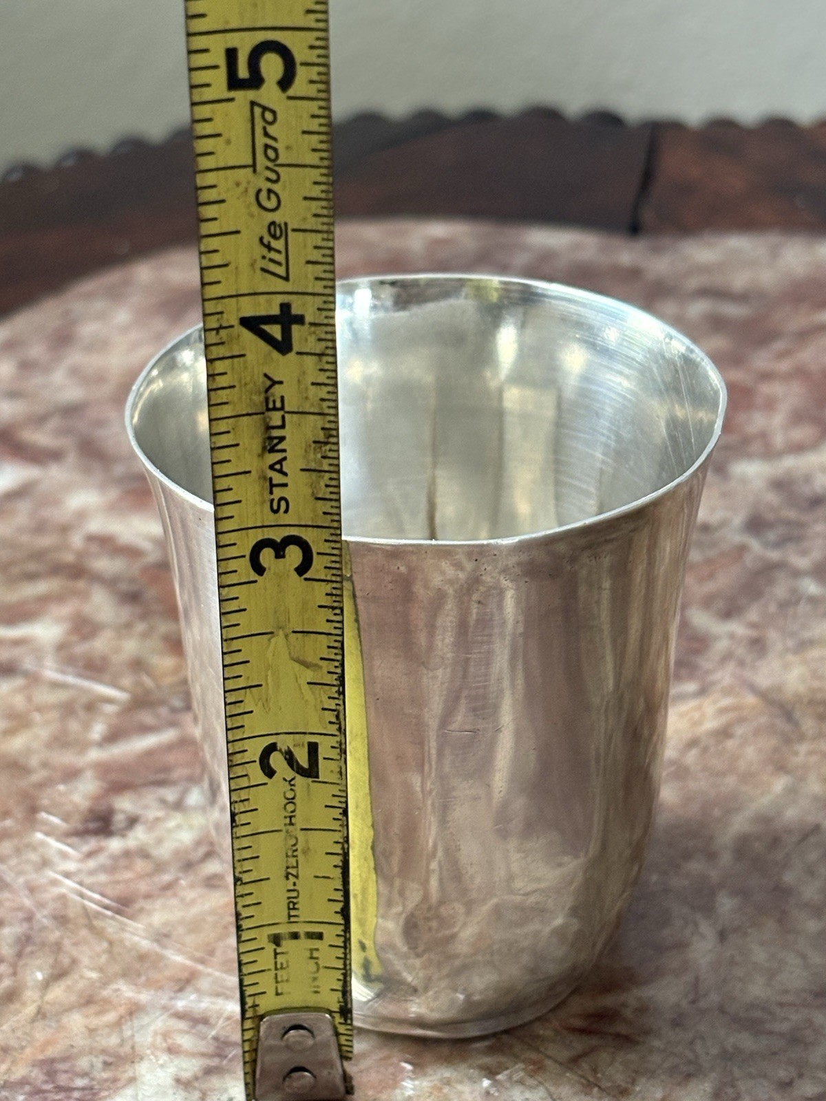 Vintage Octagonal Sterling Silver Cup