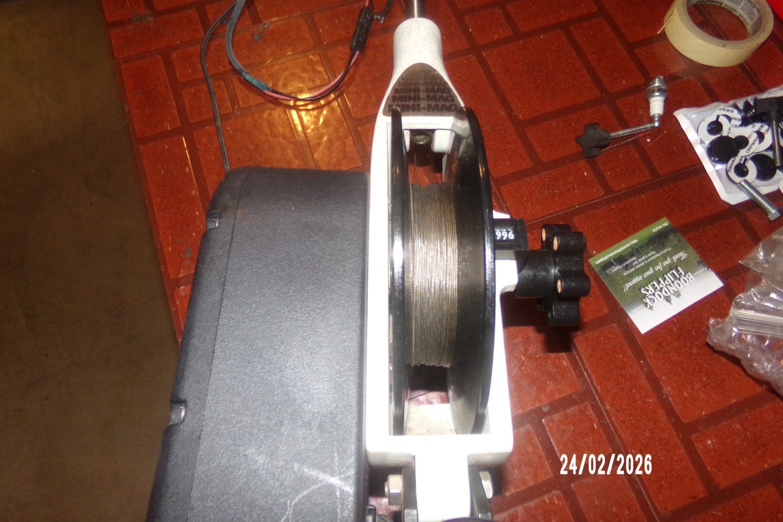 CANNON MINI MAG 12V ELECTRIC DOWNRIGGER/WITH SLIDE IN MOUNT-WORKS GREAT!