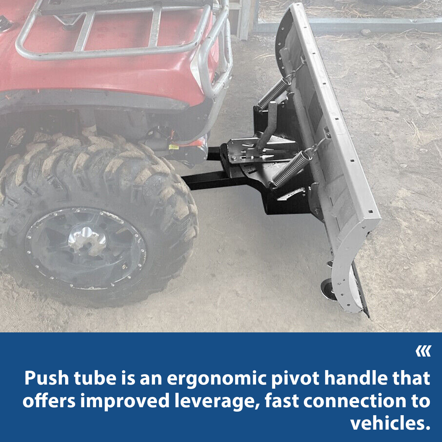 Snow Plow Blade Universal Kit Adjustable 48" For Honda Kawasaki Polaris ATV