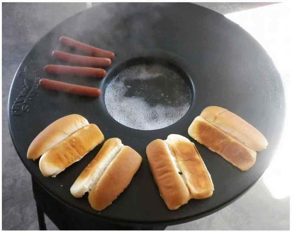 Fryin' Saucer Outdoor Portable Propane Deep Fryer, Camping Grill & More FS-1307