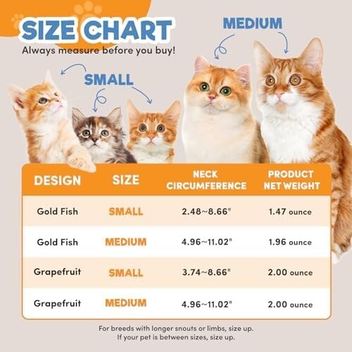 Cat Cone, Adjustable Cat Recovery Collar, Extra Soft Cat (Grapefruit, M)