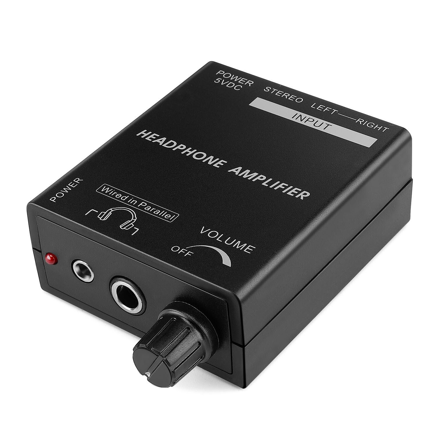 Portable Headphones Amplifier Stereo Headphone Amp Volume Control with RCA Input