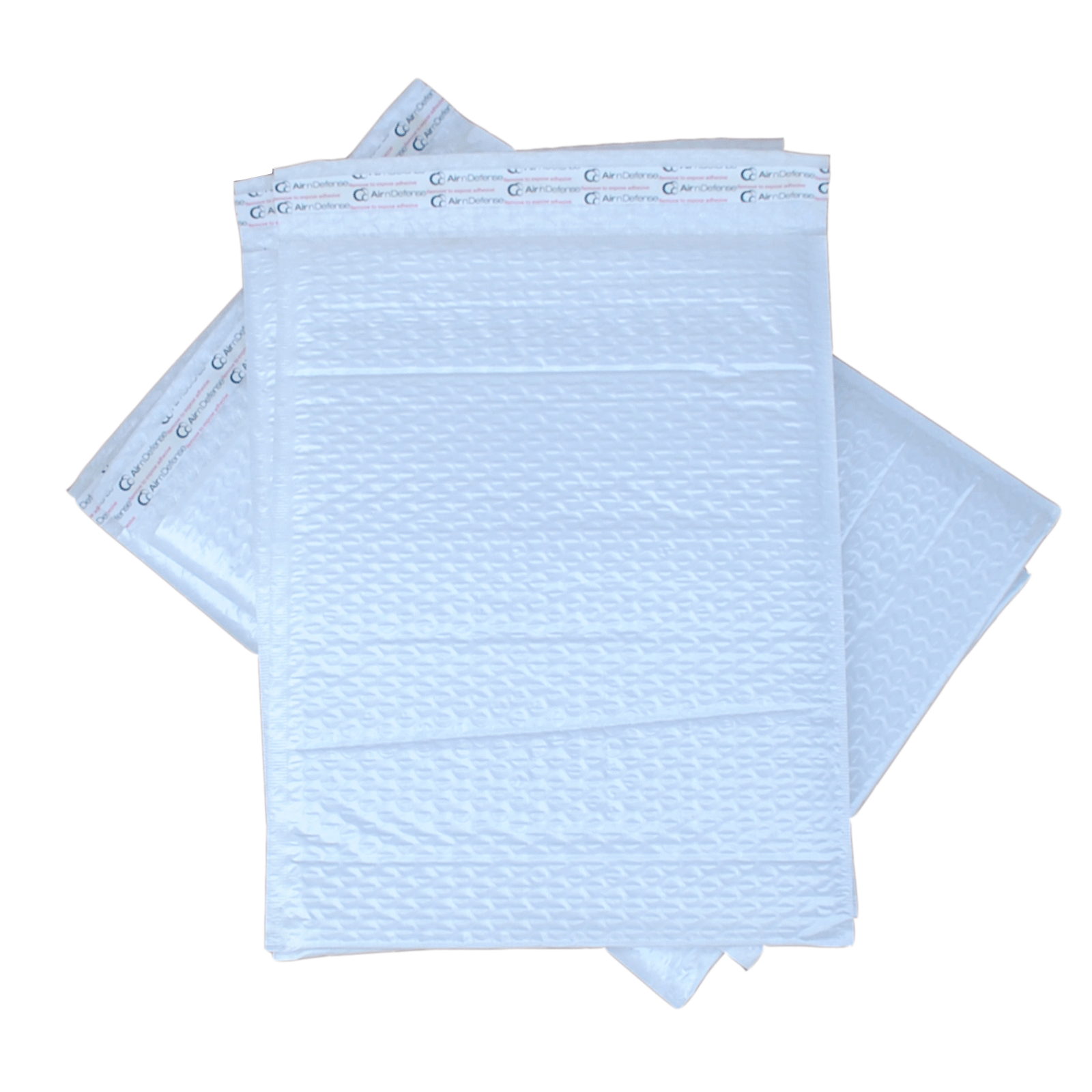 AirnDefense #0 6.5x10" White Poly Bubble Mailers Shipping Padded Envelopes