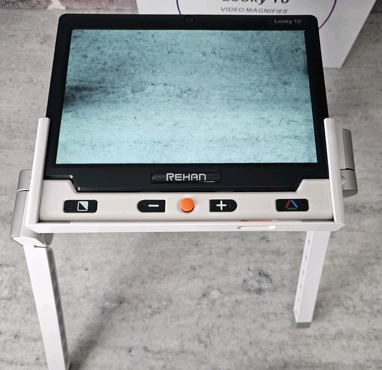 Rehan Looky 10 Low Vision Color Video Magnifier With Stand Pre-owned No Charger