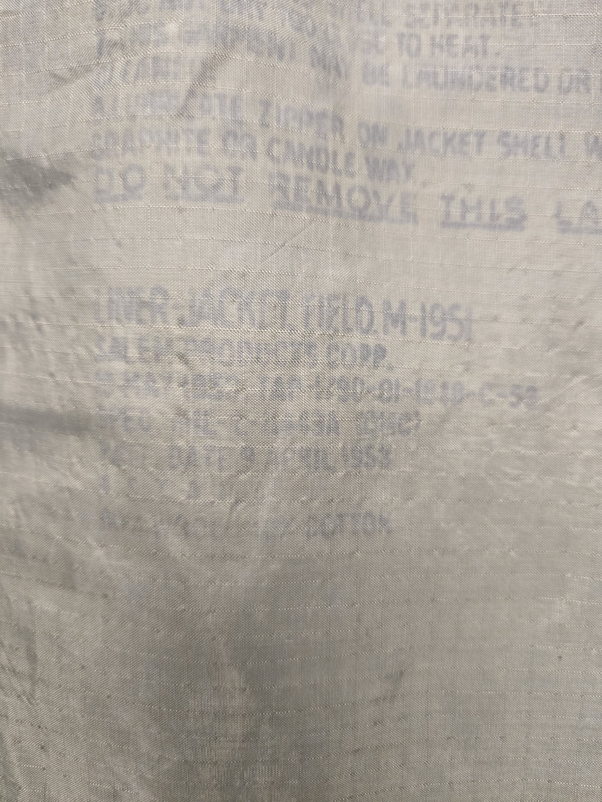 US Army M-1951 Field Jacket Liner M51 Korean War Vietnam OD Wool Pile Military