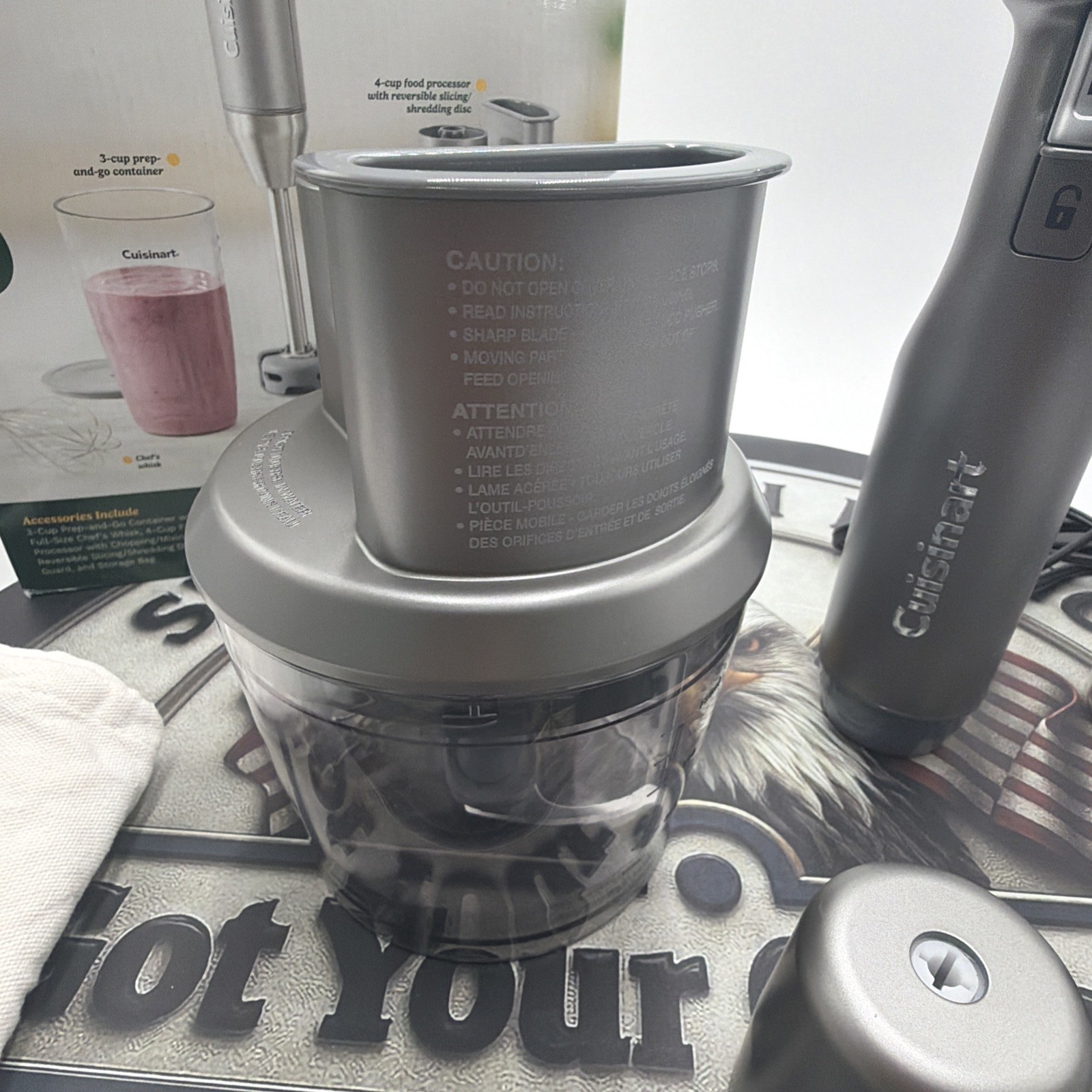 Cuisinart power blend Immersion blender w/ Accessories HB-500PC