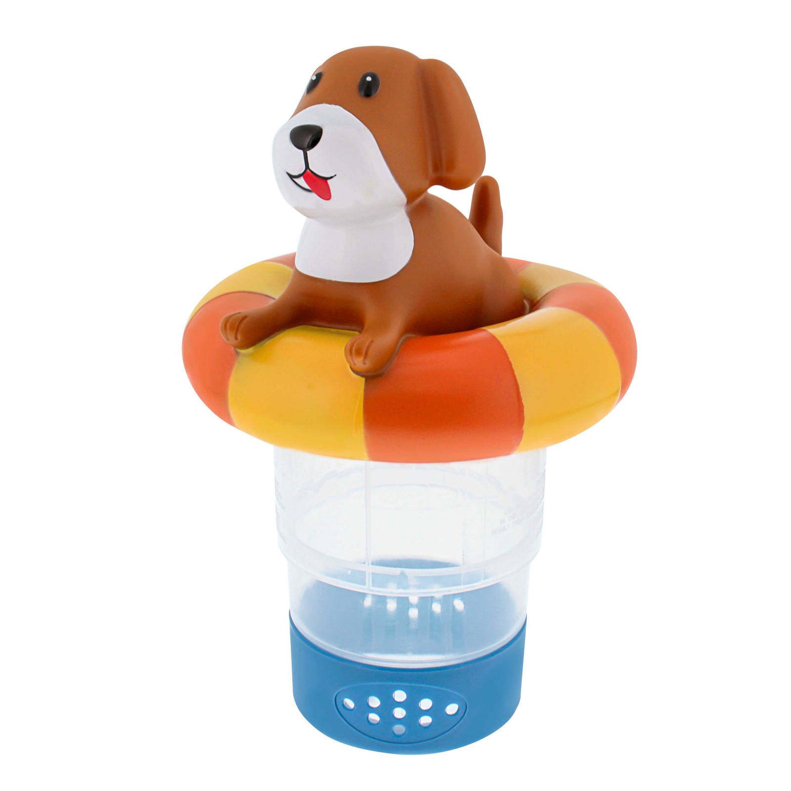 U.S. Pool Supply Puppy Dog Floating Pool Dispenser, Holds 3" Tablets