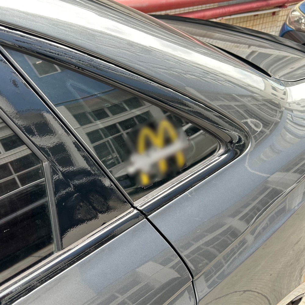 Glossy Black Chrome Delete Window Trims For Audi A4 S4 B9 2017-2025