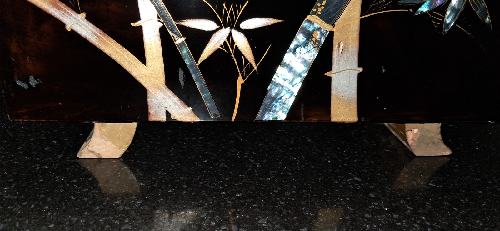 Vintage Radio Sharp Model PF-116 Pagoda RARE 1950's Japan WORKS Black Lacquer