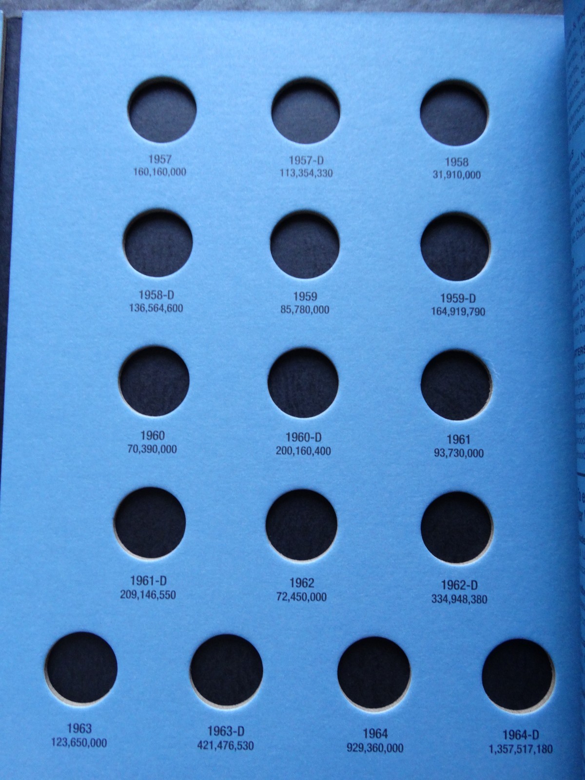 Set of 3 - Whitman Roosevelt Dime Coin Folders Number 1-3 1946-2025 Book