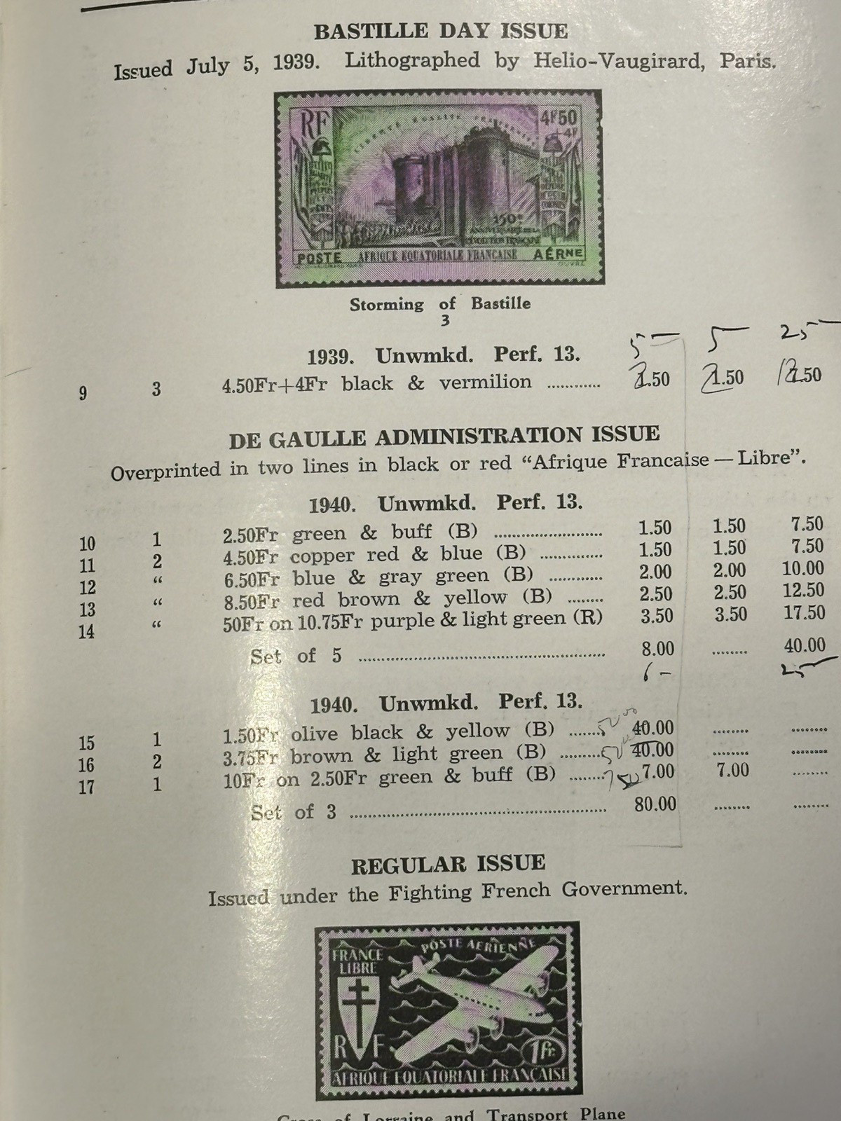Sanabria's 1943 Standard Catalog of Air Post Stamps, unabridged