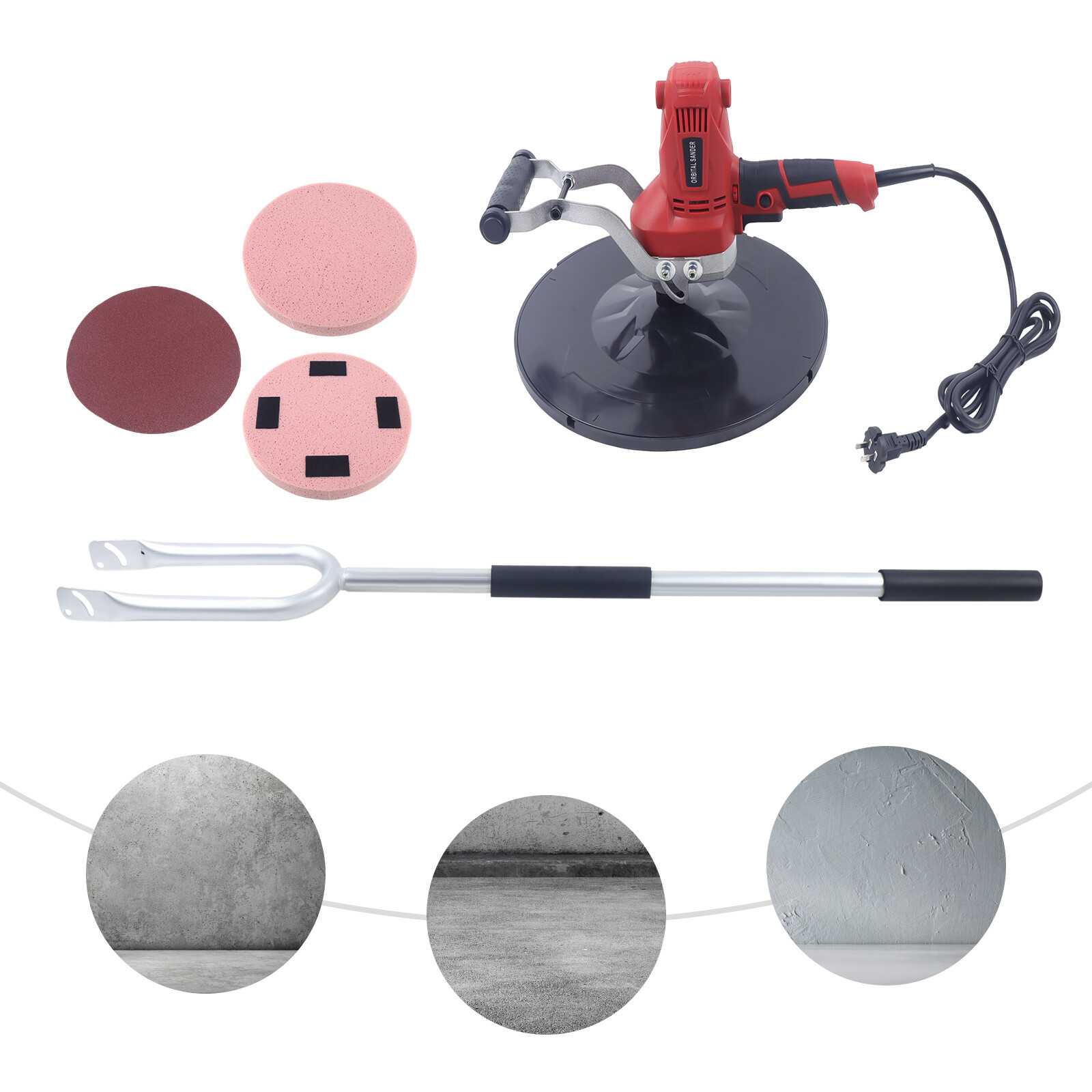 Concrete Trowel Wall Plaster Machine Cement Mortar Smoothing Handheld Tool