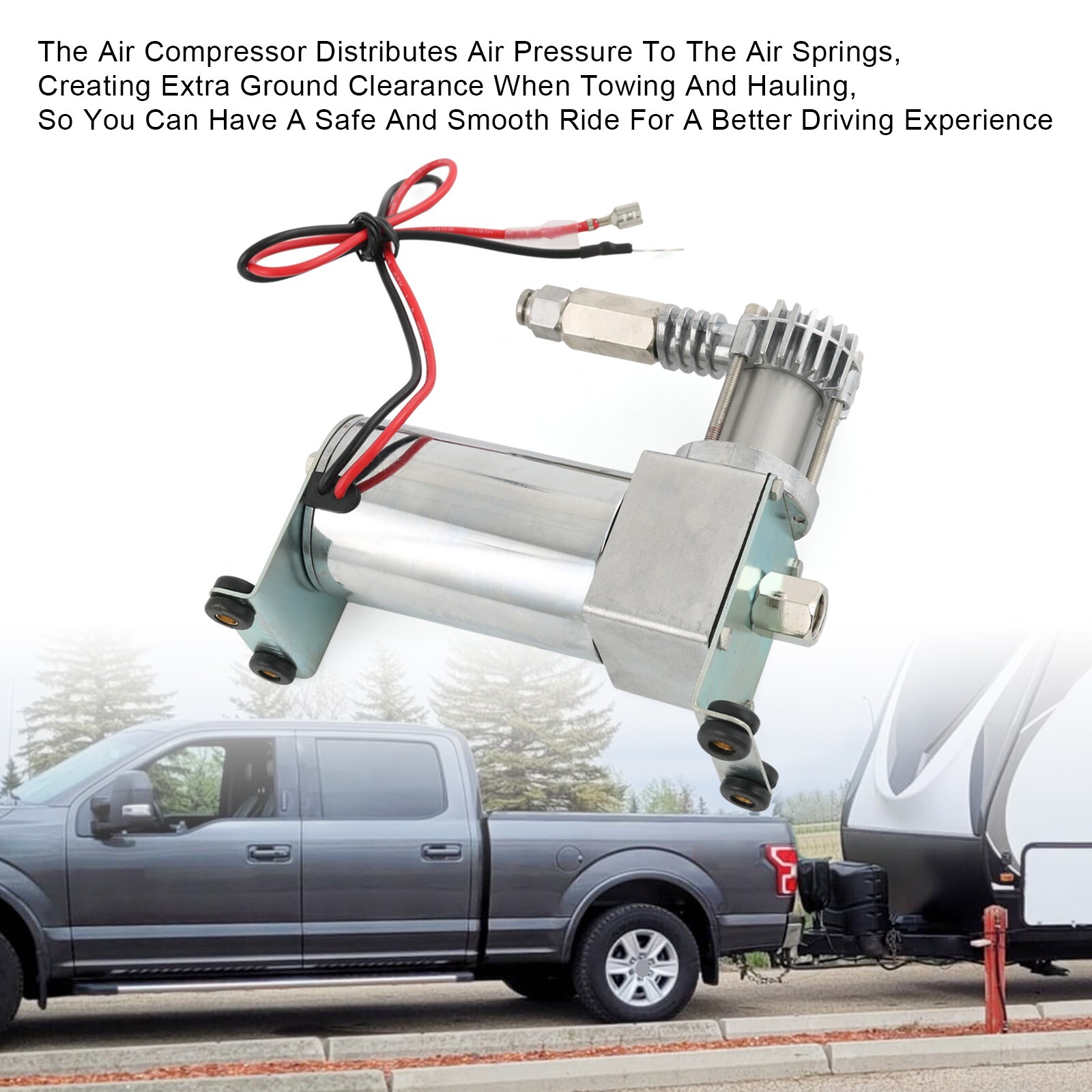 25804 Air Suspension Compressor Guage Switch Amps Kit Air Lift Bag Control Kit