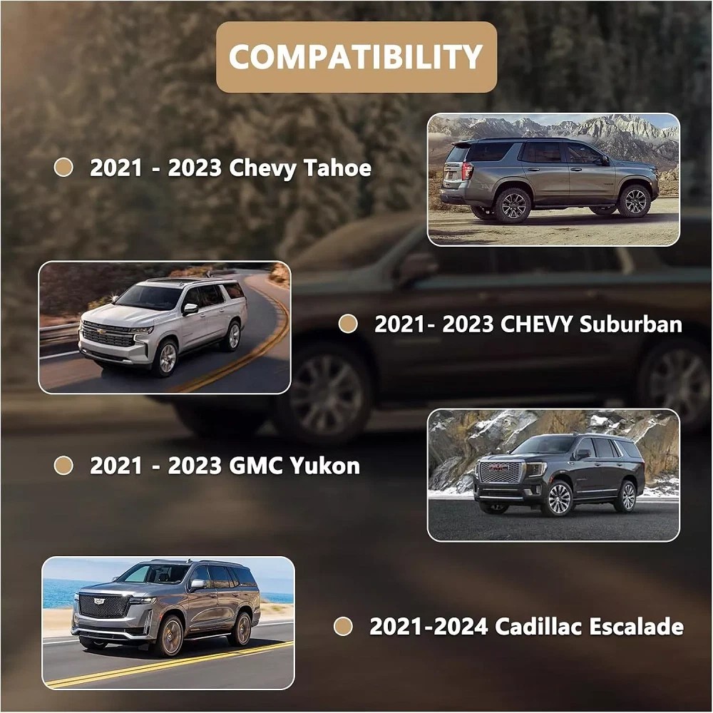 For 2021 2024 Chevy Suburban LCD Headrest Display Replacement 85100044 84824745