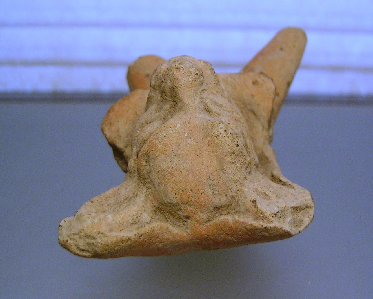 Pre Columbian Mayan Jaguar Pottery Fragment