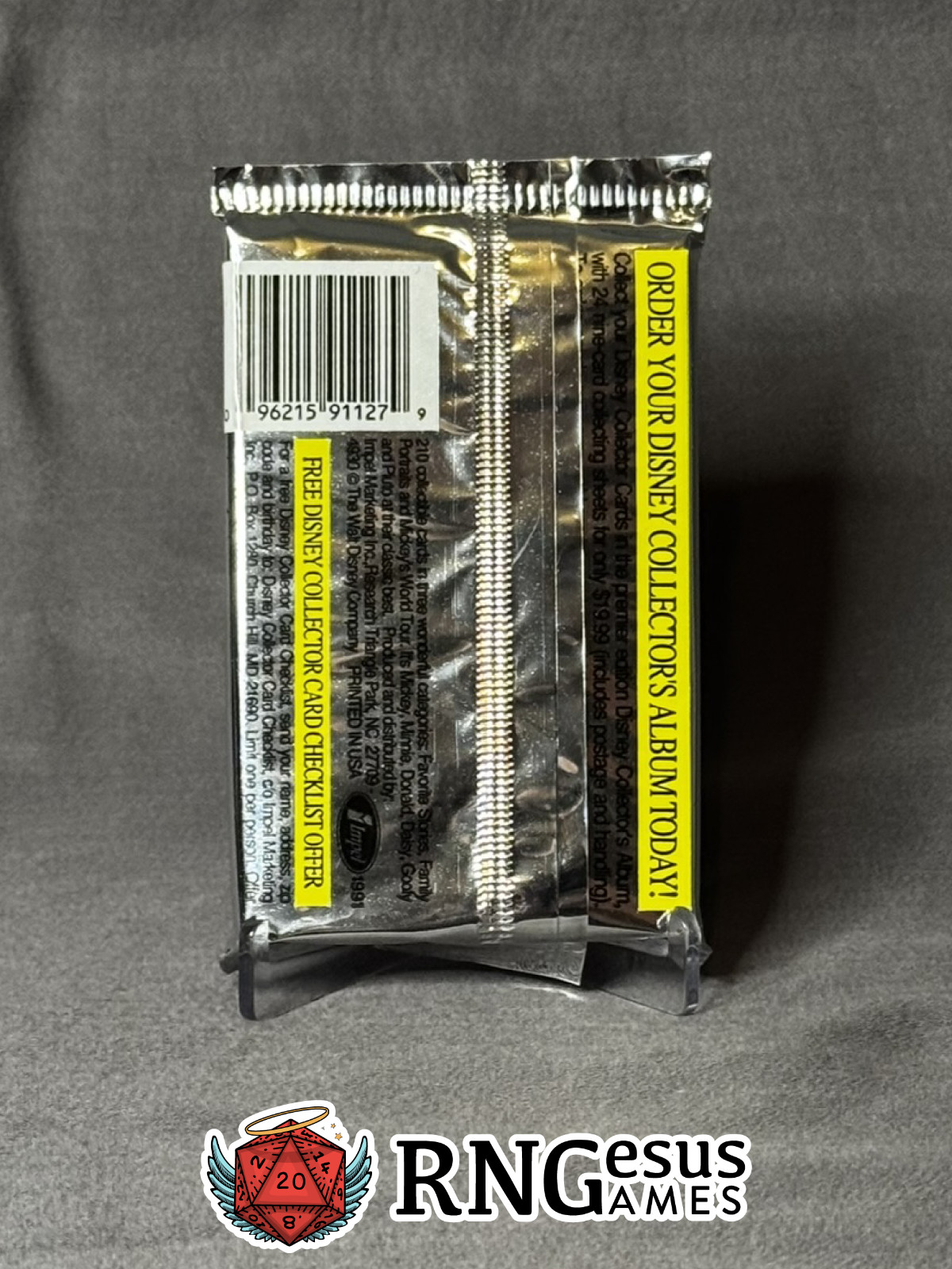 Disney Collector Trading Card - 1991 Impel - Sealed Pack