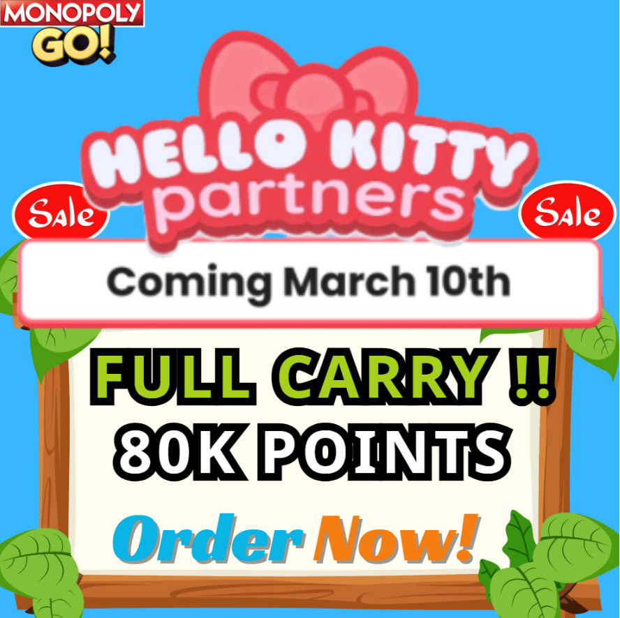 GOLD (Slots Partner Available) 1-6⭐Monopoly Sticker Go 🔥FAST DELIVERY⚡24/7