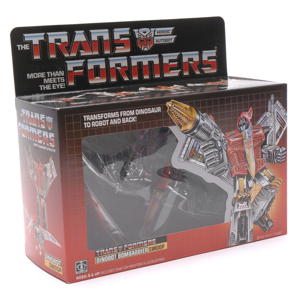 Transformers G1 Dinobots Set Grimlock Swoop Sludge Slag Snarl reissue mint MISB