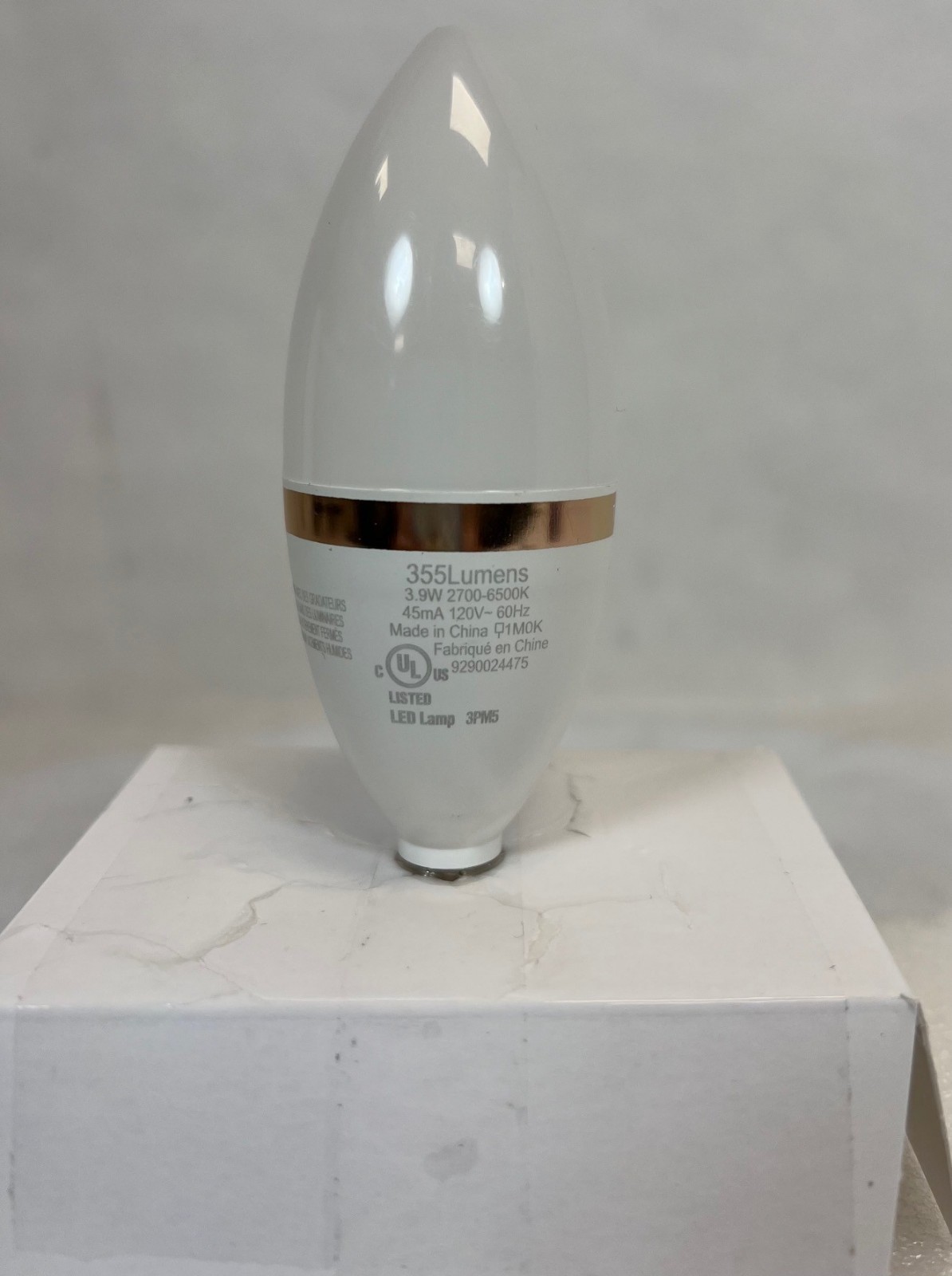 Lot of 3 -Philips Wiz 40W Tunable White Wi-Fi LED Bulb E12 -FREE S/H