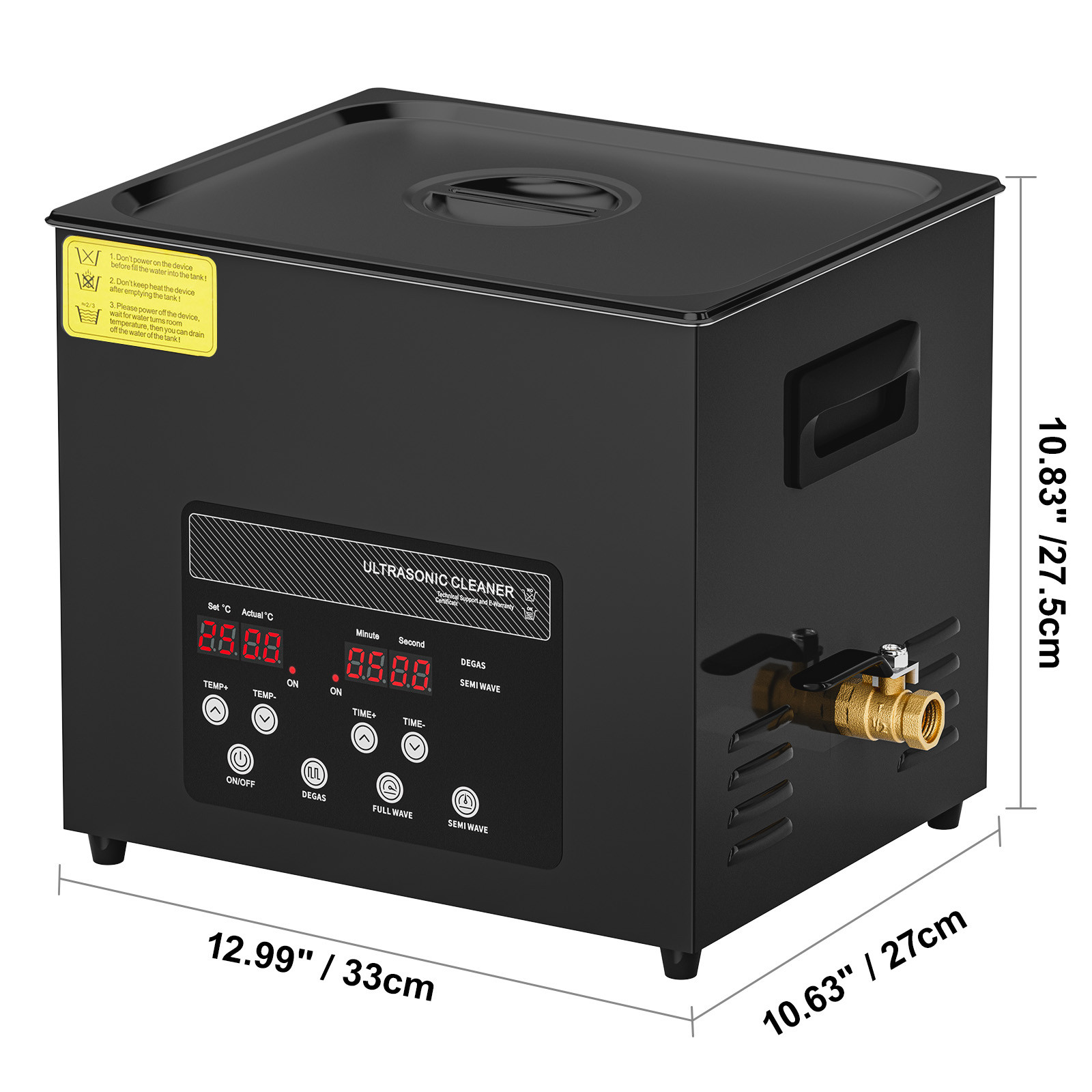 10L Ultrasonic Cleaner Cleaning Machine with Basket Heater and Timer 240W